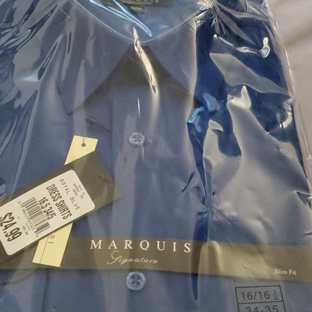 Blue dress shirt